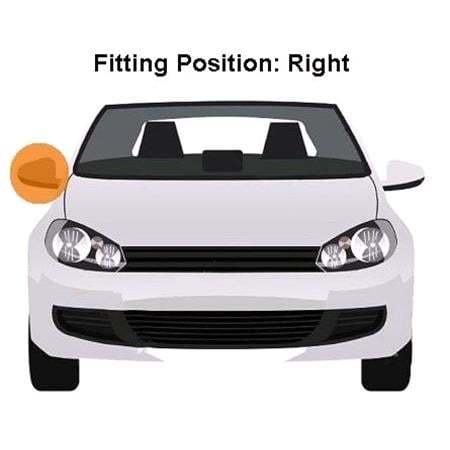 Right Mirror Indicator (amber lens) for Ford TRANSIT Van, 2014 Onwards