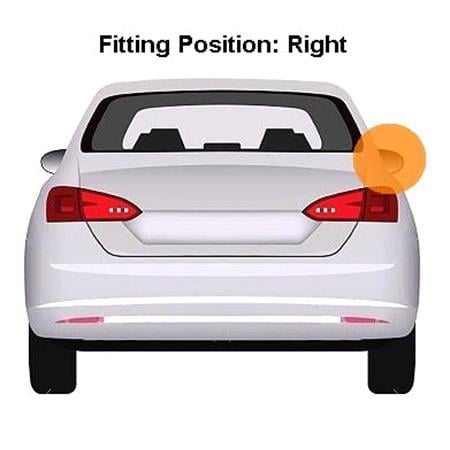 Right Mirror Indicator (amber lens) for Ford TRANSIT Van, 2014 Onwards
