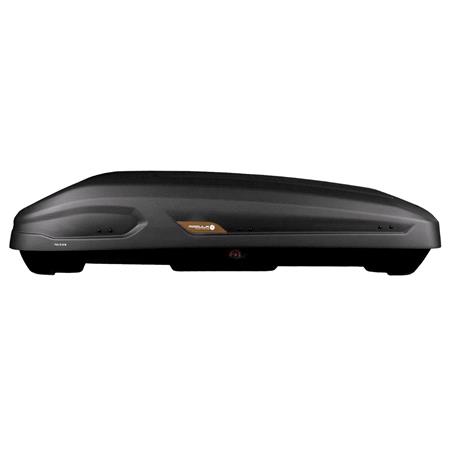 Modula Falcon 470 Quick Fit Roof Box with Dual Opening System   Embossed Matt Black