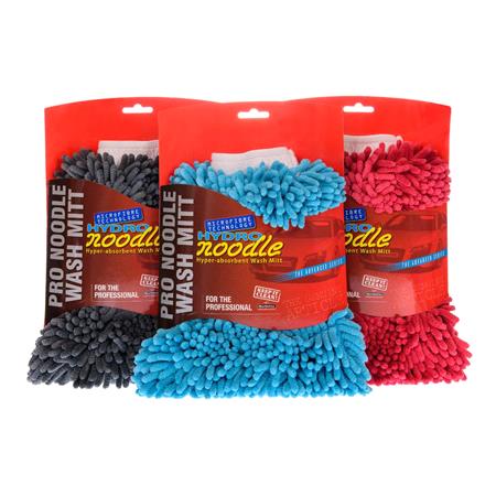 Martin Cox Deluxe Microfibre Noodle Wash Mitt, Double Sided   Assorted Colors