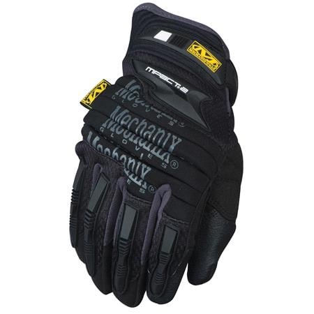 Mechanix M Pact Work Gloves Black   Large