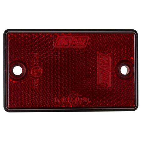 Maypole Red Rear Reflector With Mounting Holes