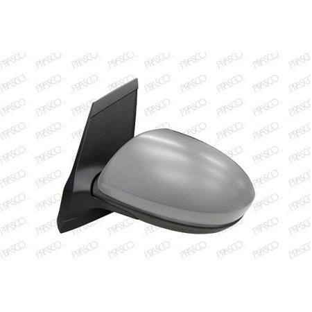Left Wing Mirror (electric, not heated, primed cover) for Mazda 2 2007 2014