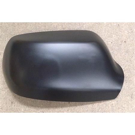 Right Wing Mirror Cover (black, grained) for MAZDA 3 Saloon, 2004 2009