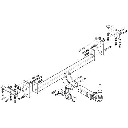 Steinhof Towbar for Nissan X TRAIL, 2014 Onwards