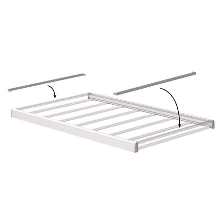 Pair of upper crossbars for Nordrive Kargo Roof Rack   115 cm wide