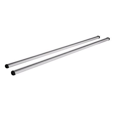 Nordrive Helio Silver Aluminium Roof Bars Set for Mitsubishi OUTLANDER III Van 2013 to 2021