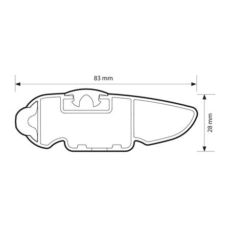 Nordrive Silenzio CX Black Edge Roof Bars for Skoda ENYAQ iV SUV, 2020 Onwards, With Solid Roof Rails