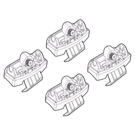 Nordrive Alumia silver aluminium aero Roof Bars for Kia OPTIMA Saloon 2015 Onwards