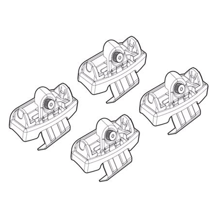 Nordrive Alumia silver aluminium aero Roof Bars for Seat Ateca 2016 Onwards, Without Roof Rails