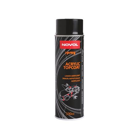 Spray   Acryl Topcoat, Glossy Black, 500ml