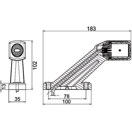 MARKER LAMP 24 V RIGHT 
