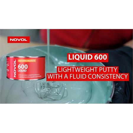 Novol N Range Liquid 600, Self Levelling Putty, 1 Litre