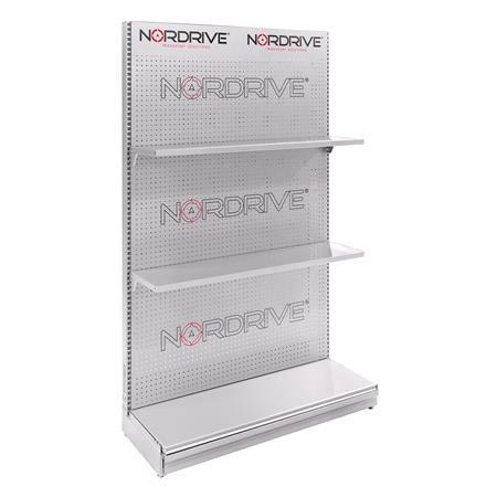 Nordrive modular display rack P, panels and accessories kit   210 cm