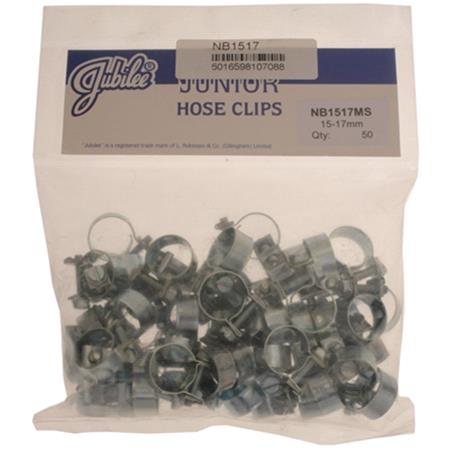 Junior Clips M S 15 17mm   Pack of 50
