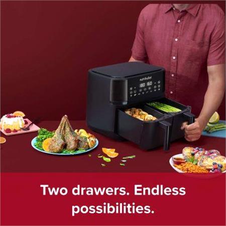 Nutribullet Twin Drawer Air Fryer   8L