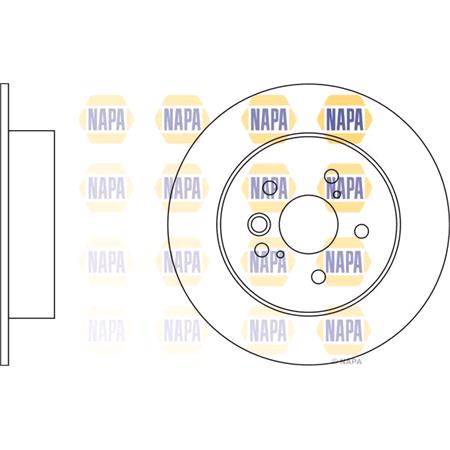 NAPA Rear Axle Brake Disc (Single)