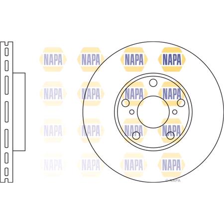 NAPA Front Axle Brake Disc (Single)