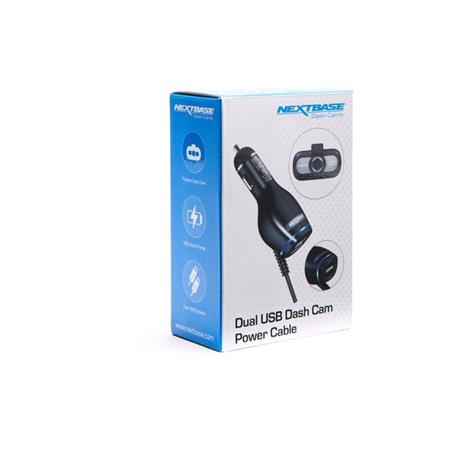 Nextbase Dual USB Dash Cam Car Power Cable