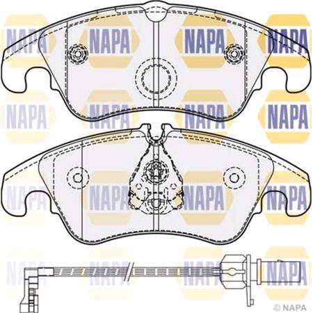 NAPA Front Brake Pads (Full set for Front Axle)