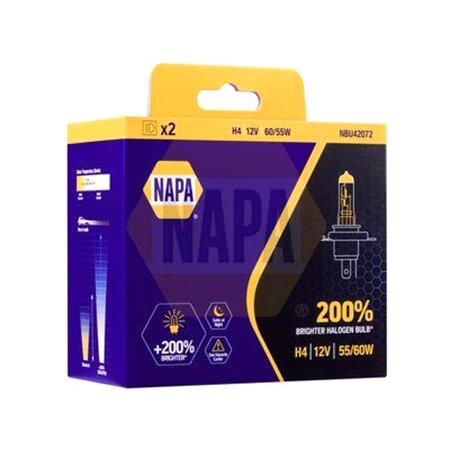 NAPA PLUS 200 H4 TWIN PACK 