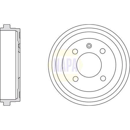 NAPA Brake Drum NDR1017