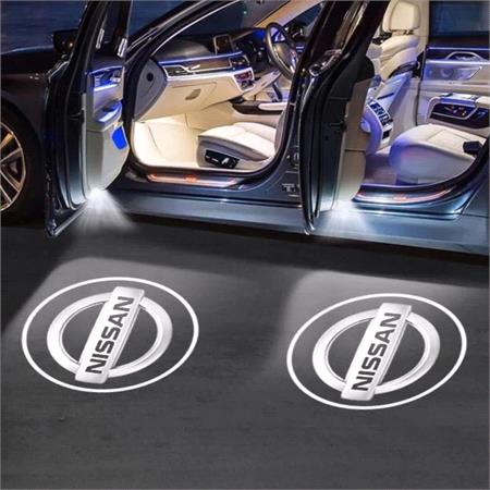 Nissan Car Door LED Puddle Lights Set (x2)   Wireless 