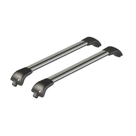 Nordrive Silenzio CX Edge Roof Bars for Volkswagen TAIGO, 2021 Onwards, With Raised Roof Rails