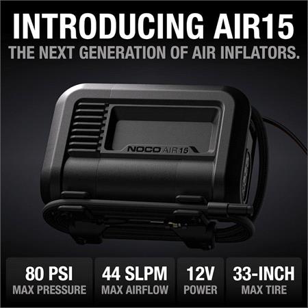 NOCO AIR15 15A 80PSI Portable Air Compressor