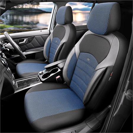 Premium Lacoste Leather Car Seat Covers NOVA SERIES   Blue For Lexus NX II 2021 Onwards