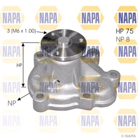 NAPA Water Pump   NWP1542