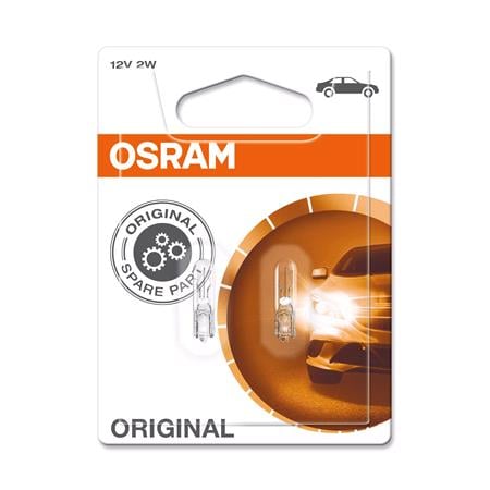 Osram Original W2W 12V Bulb    Twin Pack