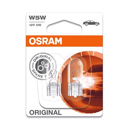 Osram Original W5W 12V Bulb    Twin Pack