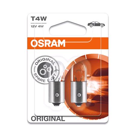 Osram Original T4W 12V Bulb    Twin Pack 