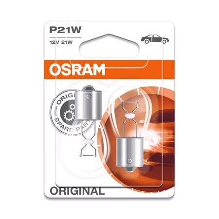 Osram Original P21W 12V Bulb    Twin Pack
