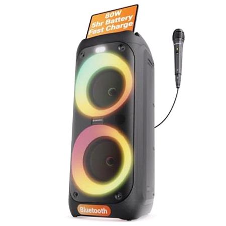 Oakcastle PS200 80W Portable Karaoke Party Speaker