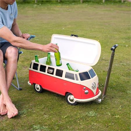 Official Volkswagen Campervan Cooler Box   Red