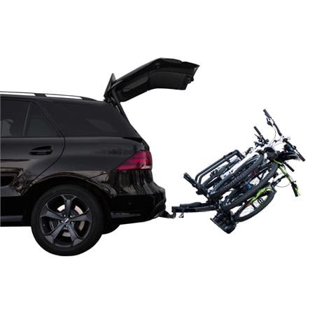Aguri Active 3 black tow bar mounted bike rack (wheel support)   3 (4) bikes