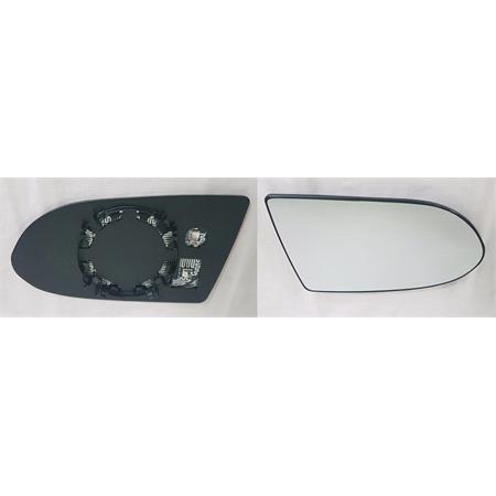 Right Wing Mirror Glass (heated) and Holder for Holden Zafira MPV, 1999 2006