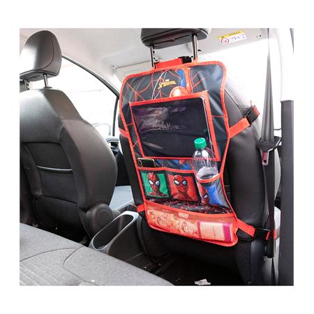 Marvel Spiderman Backseat Protector with Organiser and Tablet Holder