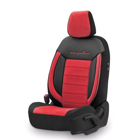 Premium Fabric Car Seat Covers COMFORTLINE   Red For Citroen SPACETOURER 2016 Onwards