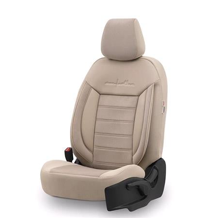 Premium Fabric Car Seat Covers COMFORTLINE   Beige For Citroen C4 Grand Picasso 2006 2013