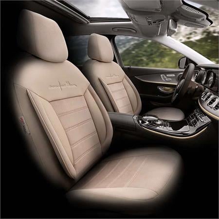 Premium Fabric Car Seat Covers COMFORTLINE   Beige For Lexus NX II 2021 Onwards