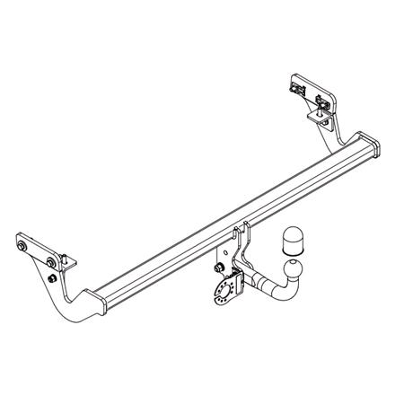 Steinhof Towbar (fixed with 2 bolts) for Peugeot 2008 II, 2019 Onwards