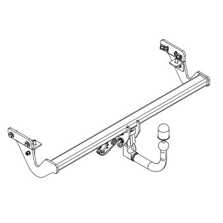 Steinhof Automatic Detachable Towbar (vertical system) for Peugeot 2008 II, 2019 Onwards