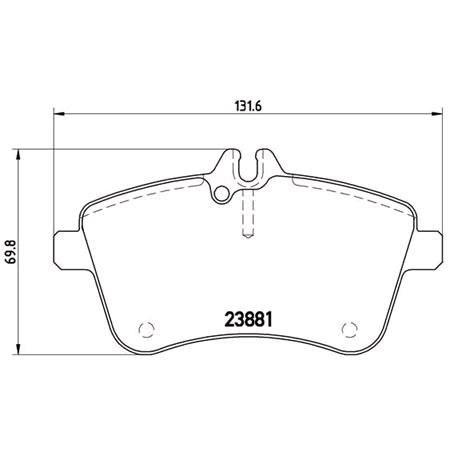 Brembo Front Brake Pads (Full set for Front Axle)