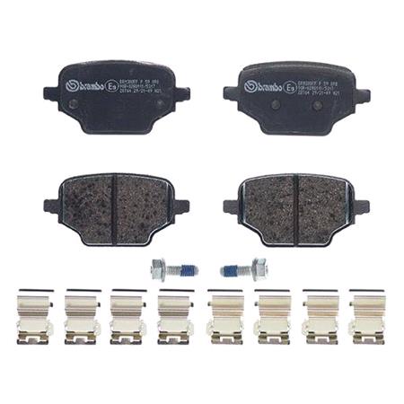 Brembo Rear Brake Pads (Full set for Rear Axle)   P59098