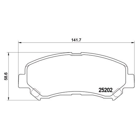 Brembo Front Brake Pads (Full set for Front Axle)   P79028