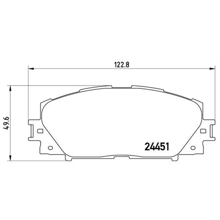 Brembo Front Brake Pads (Full set for Front Axle)