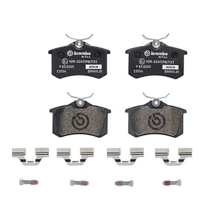 Brembo XTRA Rear Brake Pads (Full set for Rear Axle)